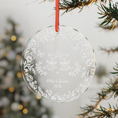 Signature Crystal Christmas Ornament