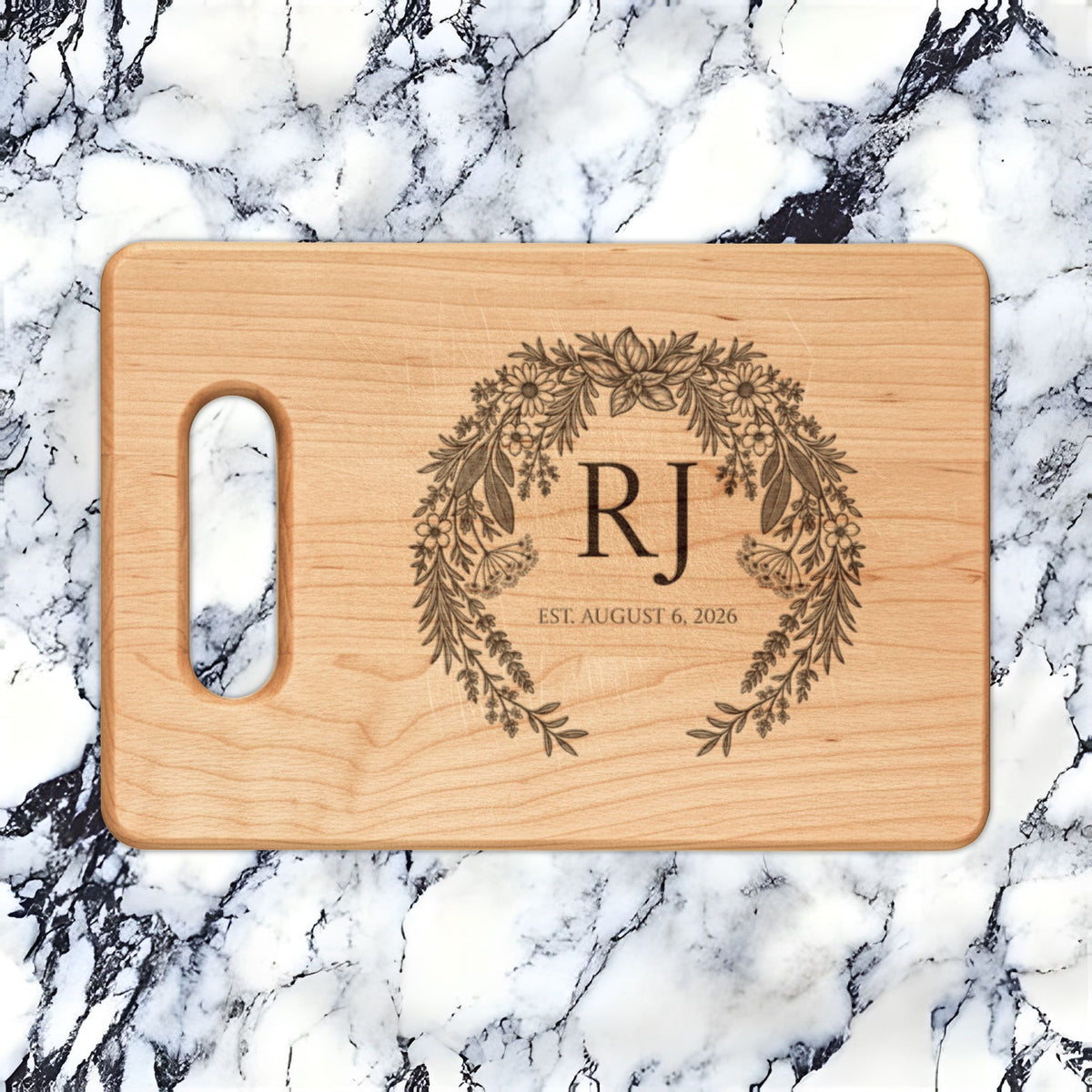 Atelier Engraved Personalized Wooden Cutting Board