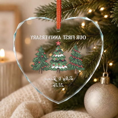 Signature Crystal Christmas Ornament