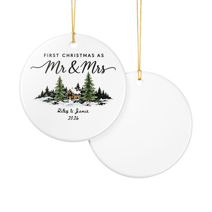 Heritage Single-Sided Ceramic Ornament