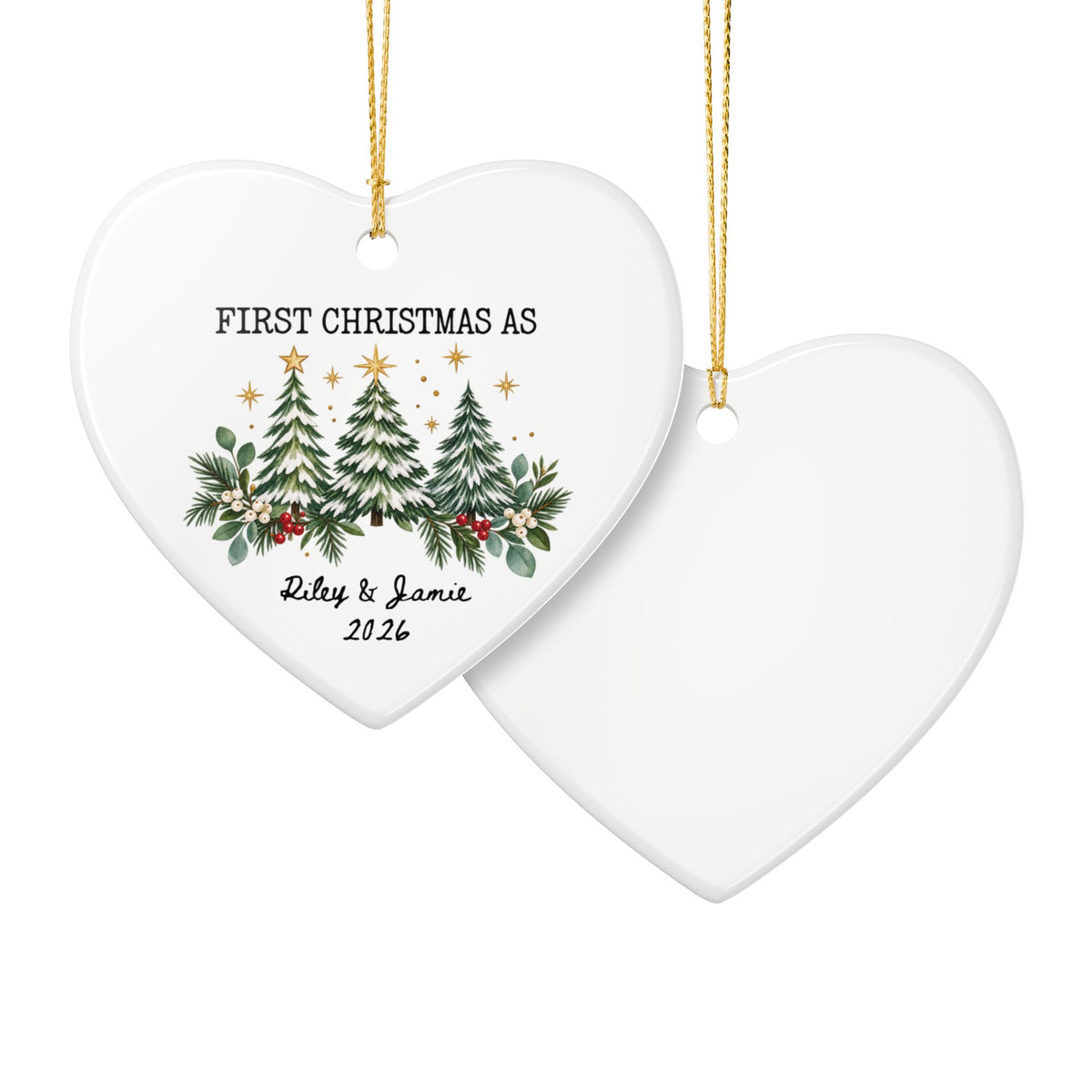 Heritage Single-Sided Ceramic Ornament
