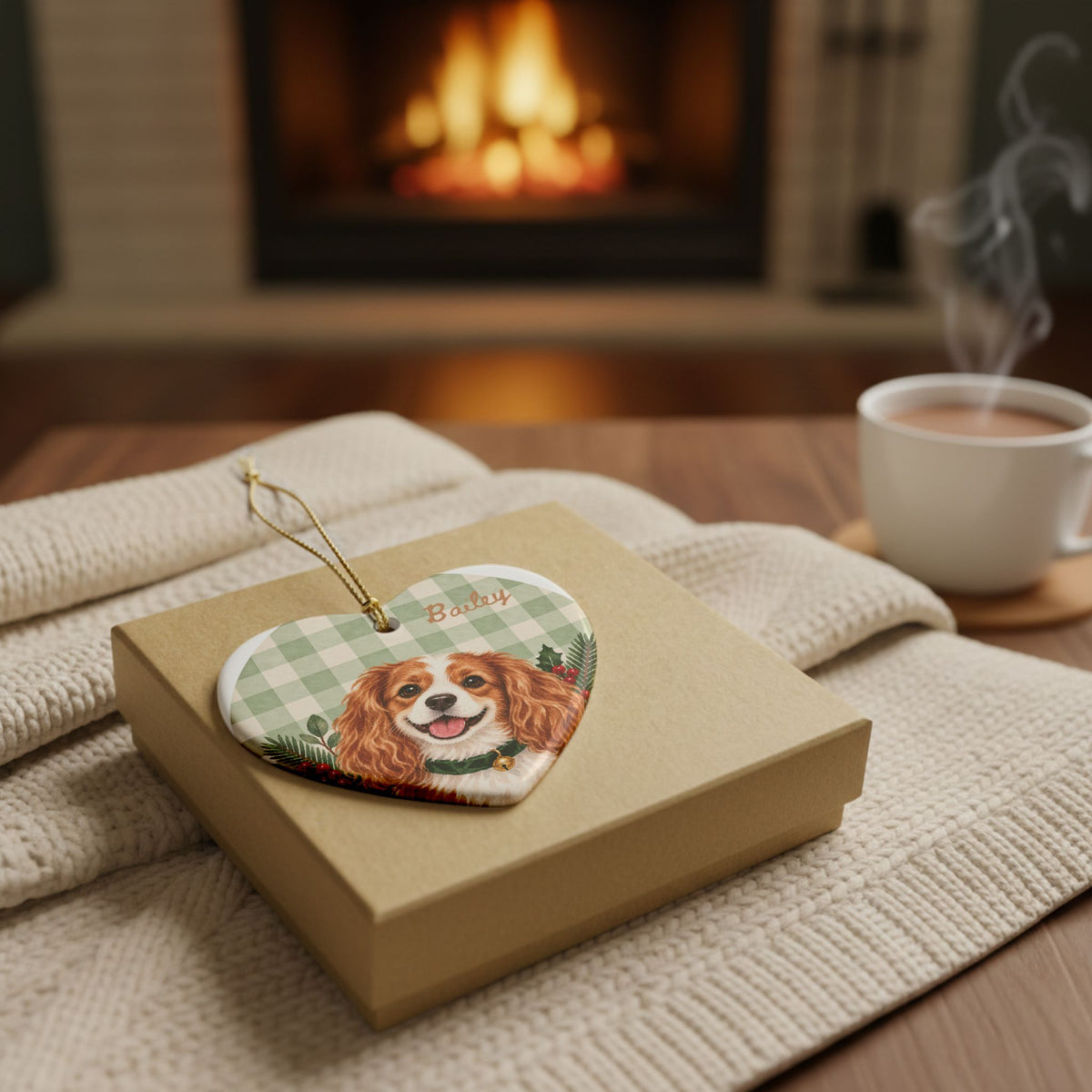 Copy of Personalized Pet Christmas Ceramic Ornament Dog & Cat Keepsake