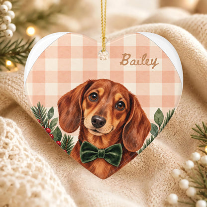 Copy of Personalized Pet Christmas Ceramic Ornament Dog & Cat Keepsake
