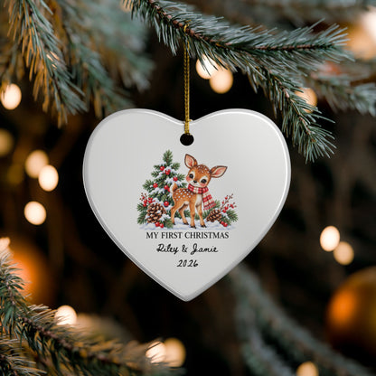 Heritage Single-Sided Ceramic Ornament