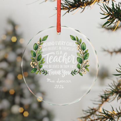 Signature Crystal Christmas Ornament