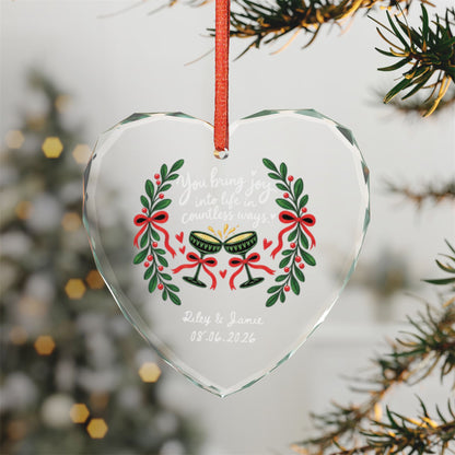 Signature Crystal Christmas Ornament