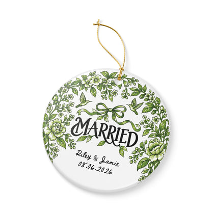 Heritage Single-Sided Ceramic Ornament