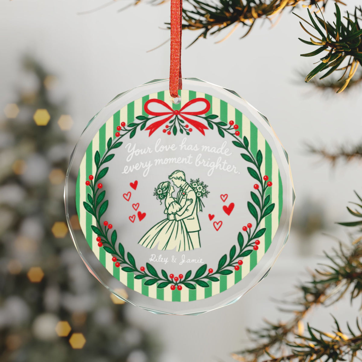 Signature Crystal Christmas Ornament