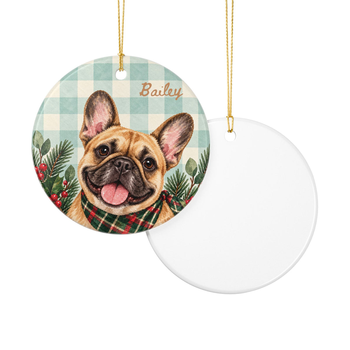 Copy of Personalized Pet Christmas Ceramic Ornament Dog & Cat Keepsake