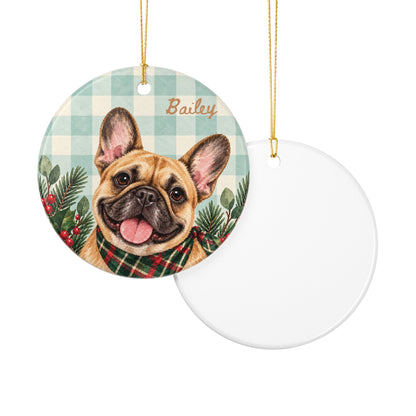 Copy of Personalized Pet Christmas Ceramic Ornament Dog & Cat Keepsake
