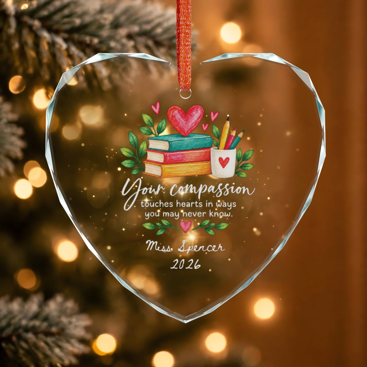 Signature Crystal Christmas Ornament