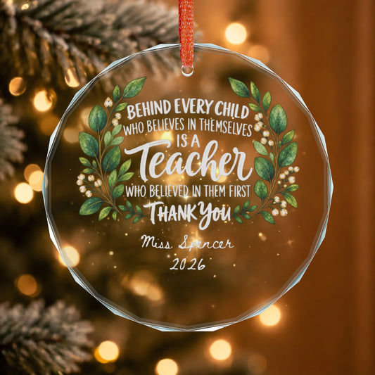 Signature Crystal Christmas Ornament