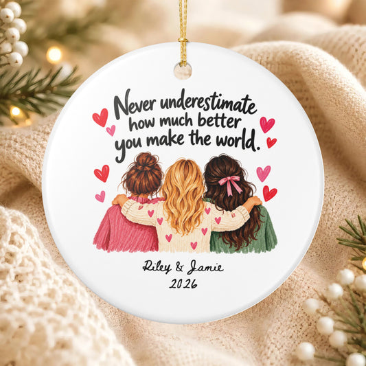 Heritage Single-Sided Ceramic Ornament