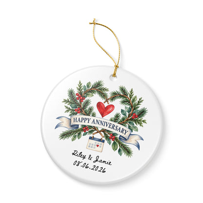 Signature Single-Sided Ceramic Ornament