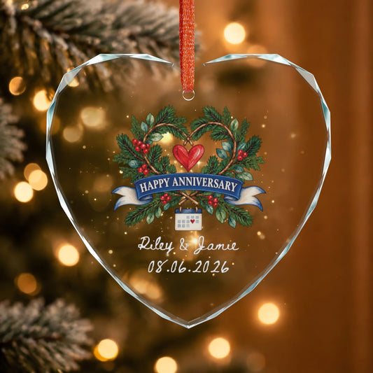 Signature Crystal Christmas Ornament