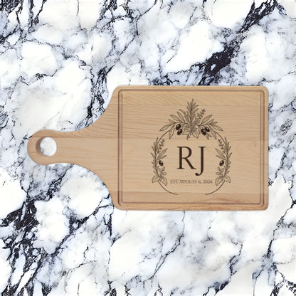 Atelier Engraved Personalized Wooden Cutting Board