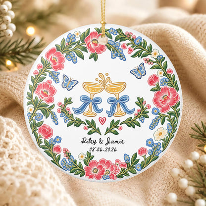 Heritage Single-Sided Ceramic Ornament
