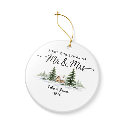 Heritage Single-Sided Ceramic Ornament