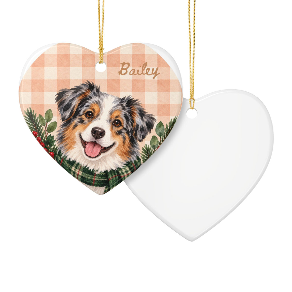 Copy of Personalized Pet Christmas Ceramic Ornament Dog & Cat Keepsake
