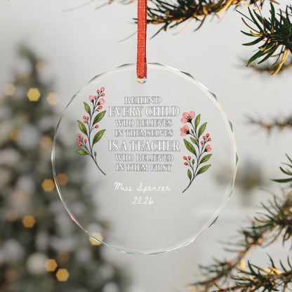 Signature Crystal Christmas Ornament