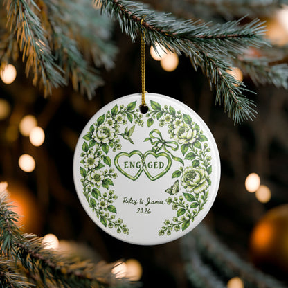Heritage Single-Sided Ceramic Ornament