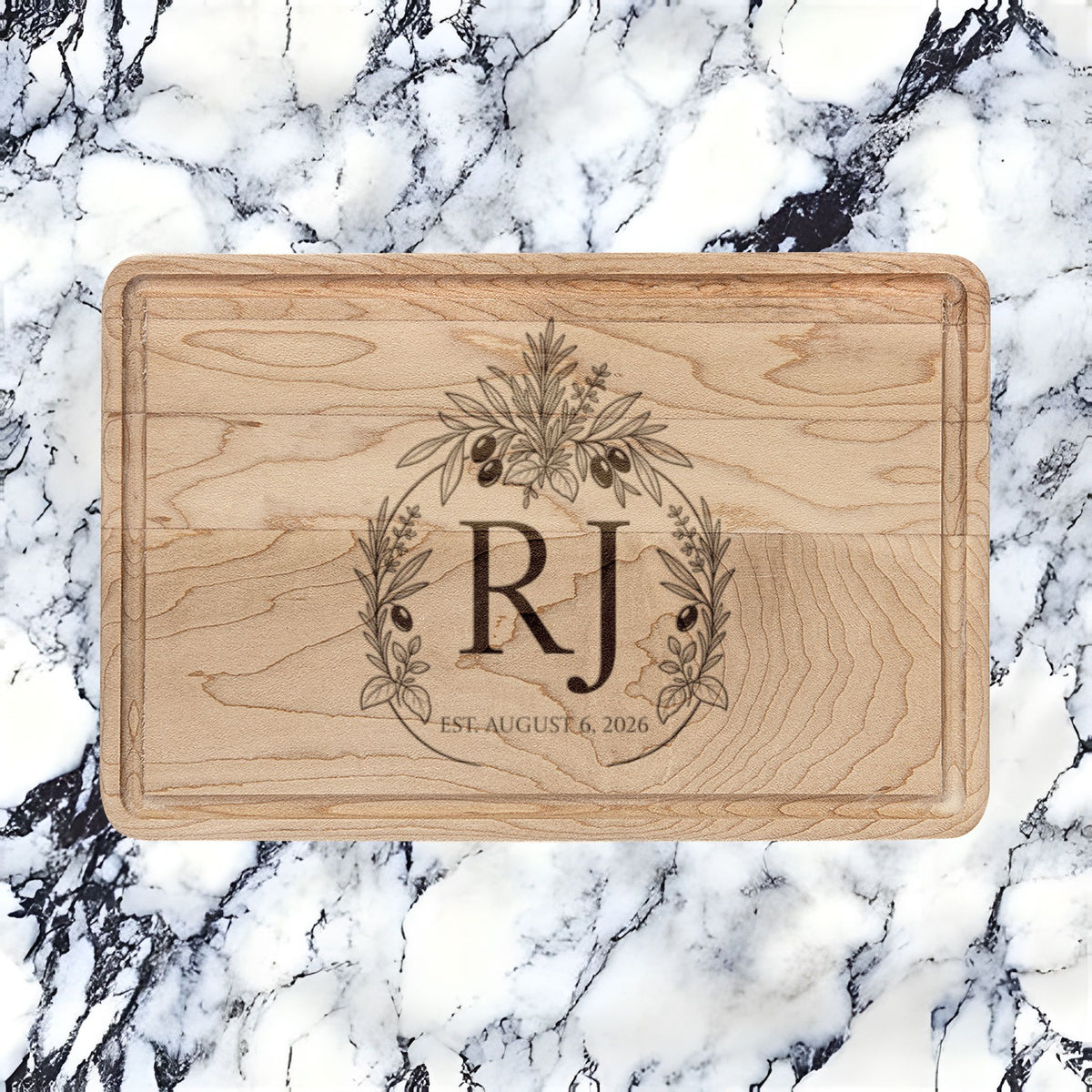 Atelier Engraved Personalized Wooden Cutting Board
