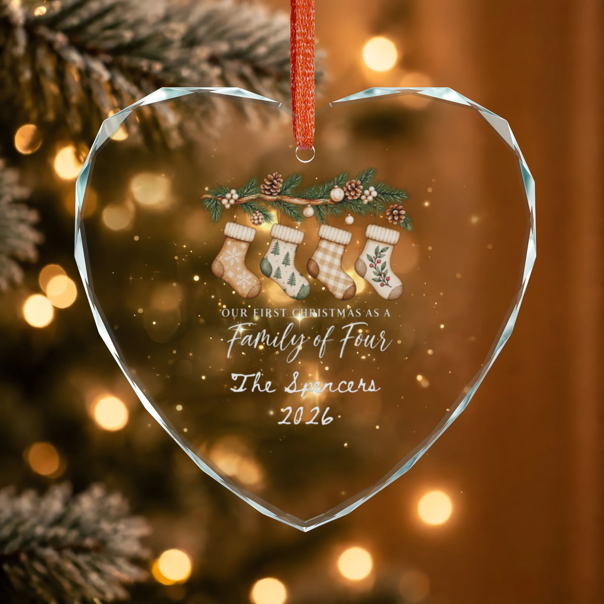 Signature Crystal Christmas Ornament