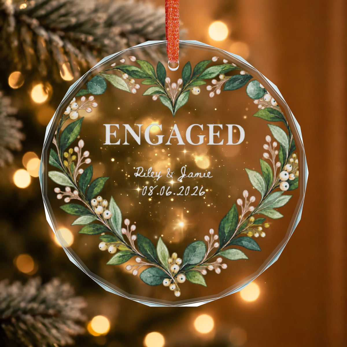 Signature Crystal Christmas Ornament