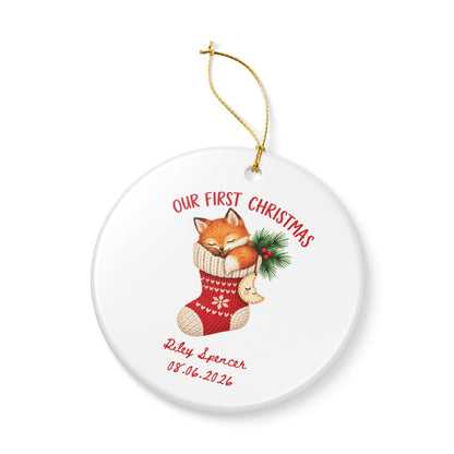 Heritage Single-Sided Ceramic Ornament
