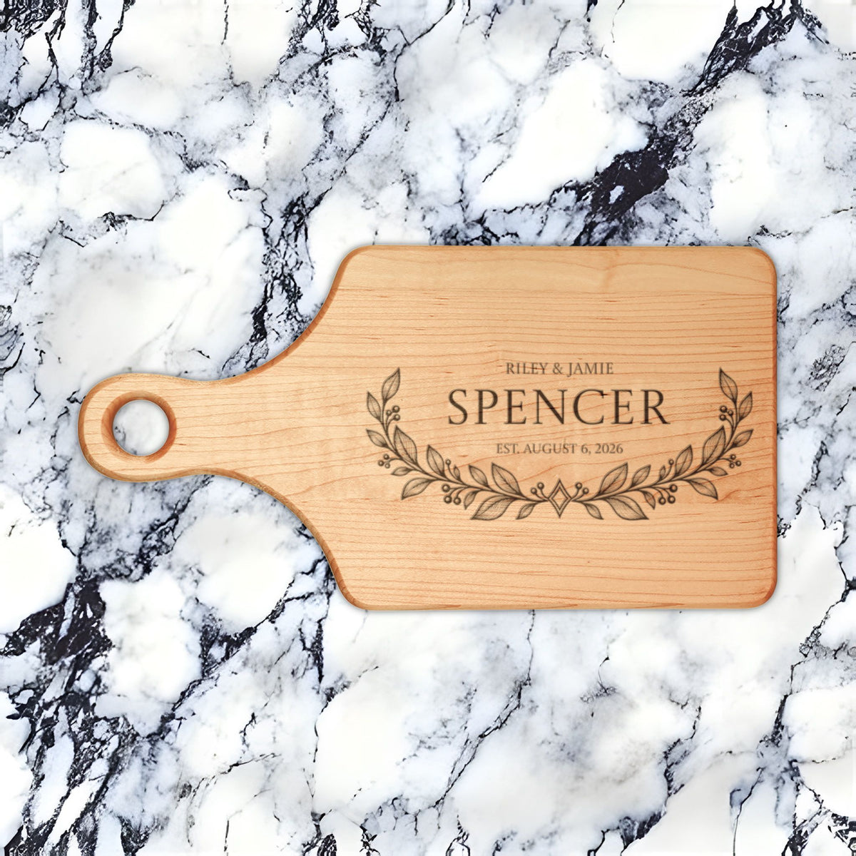 Atelier Engraved Personalized Wooden Cutting Board