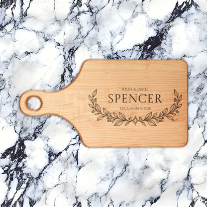 Atelier Engraved Personalized Wooden Cutting Board