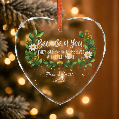 Signature Crystal Christmas Ornament