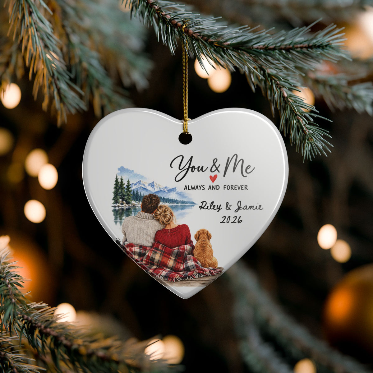Heritage Single-Sided Ceramic Ornament