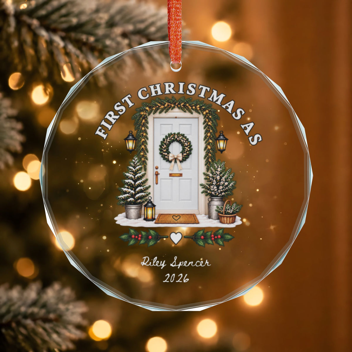 Signature Crystal Christmas Ornament