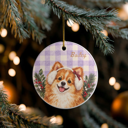 Copy of Personalized Pet Christmas Ceramic Ornament Dog & Cat Keepsake