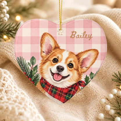 Copy of Personalized Pet Christmas Ceramic Ornament Dog & Cat Keepsake