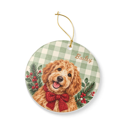 Copy of Personalized Pet Christmas Ceramic Ornament Dog & Cat Keepsake