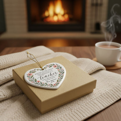 Heritage Single-Sided Ceramic Ornament