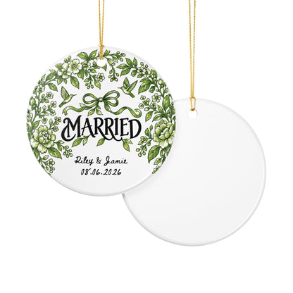 Heritage Single-Sided Ceramic Ornament