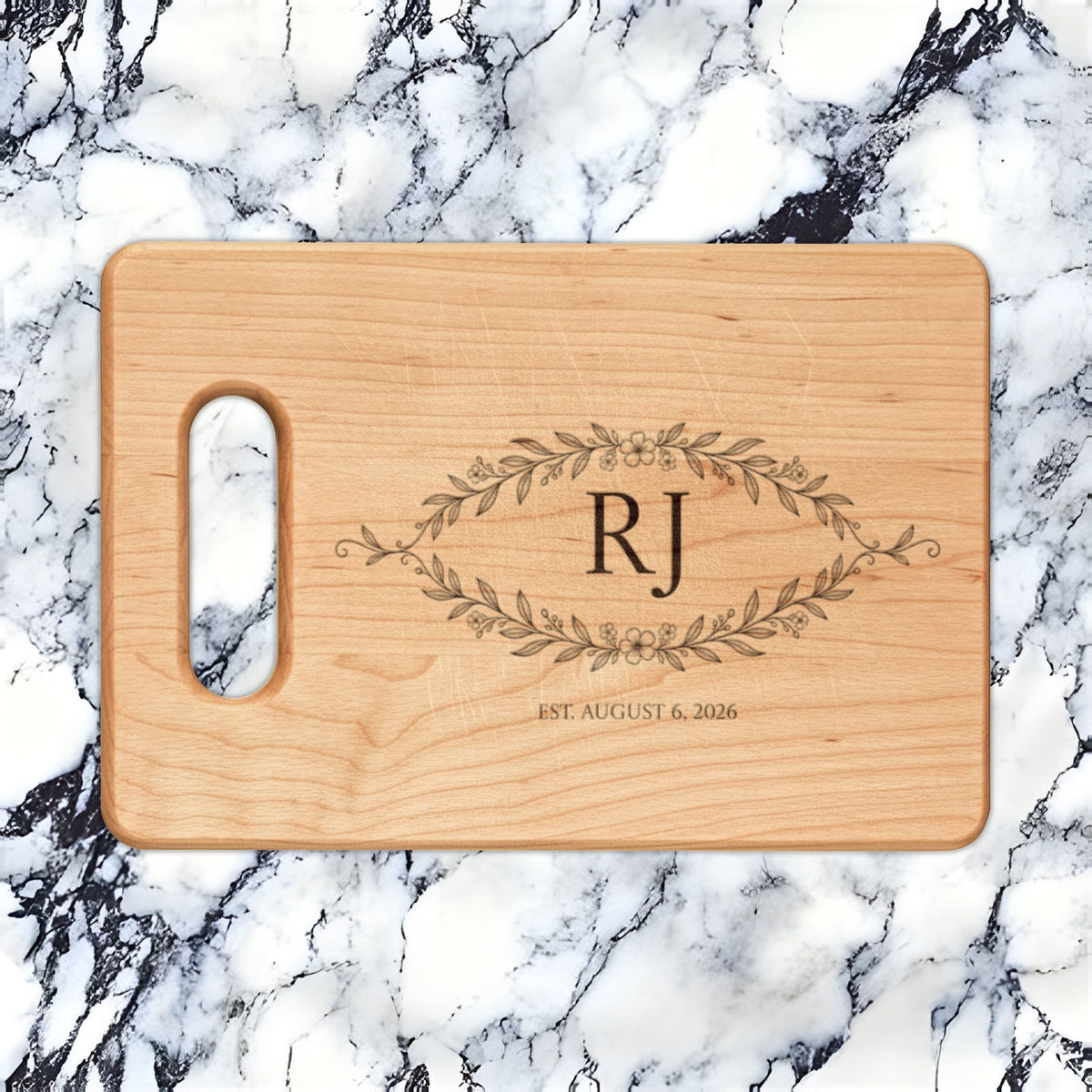 Atelier Engraved Personalized Wooden Cutting Board