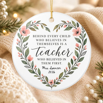 Heritage Single-Sided Ceramic Ornament
