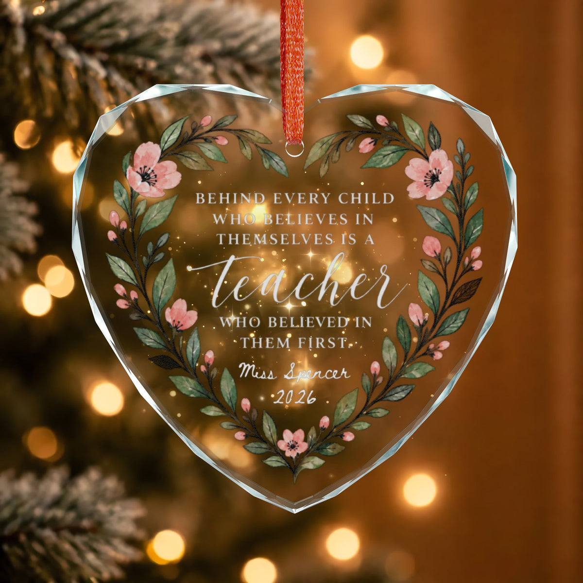 Signature Crystal Christmas Ornament