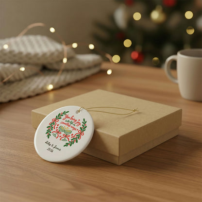 Heritage Single-Sided Ceramic Ornament