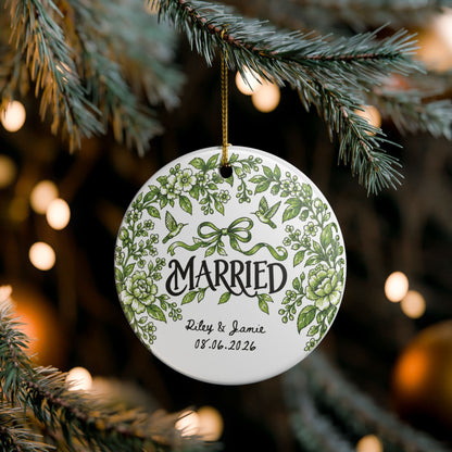 Heritage Single-Sided Ceramic Ornament
