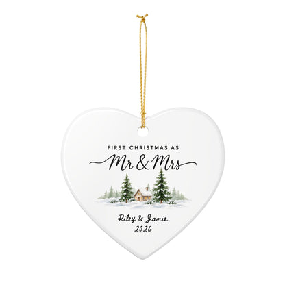 Heritage Single-Sided Ceramic Ornament
