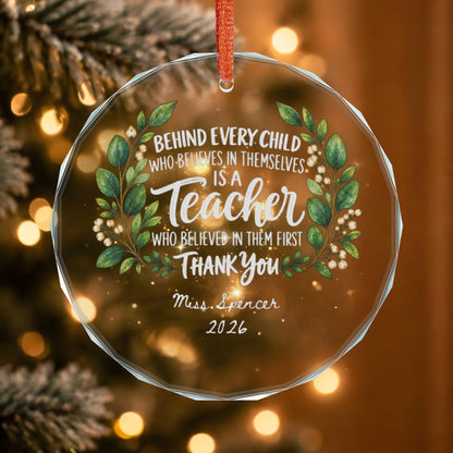 Signature Crystal Christmas Ornament