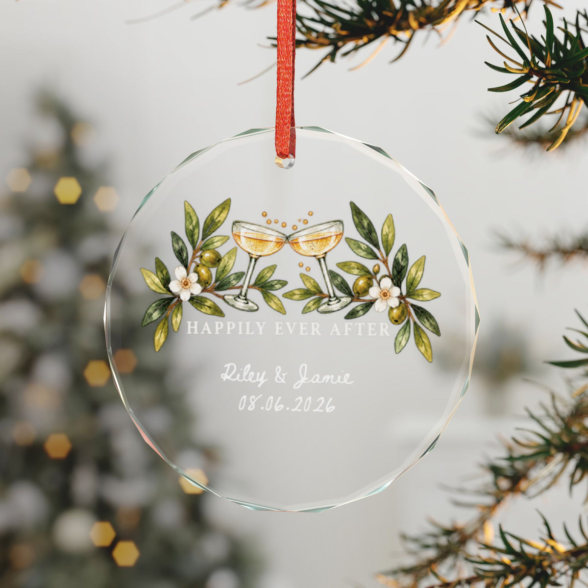 Signature Crystal Christmas Ornament