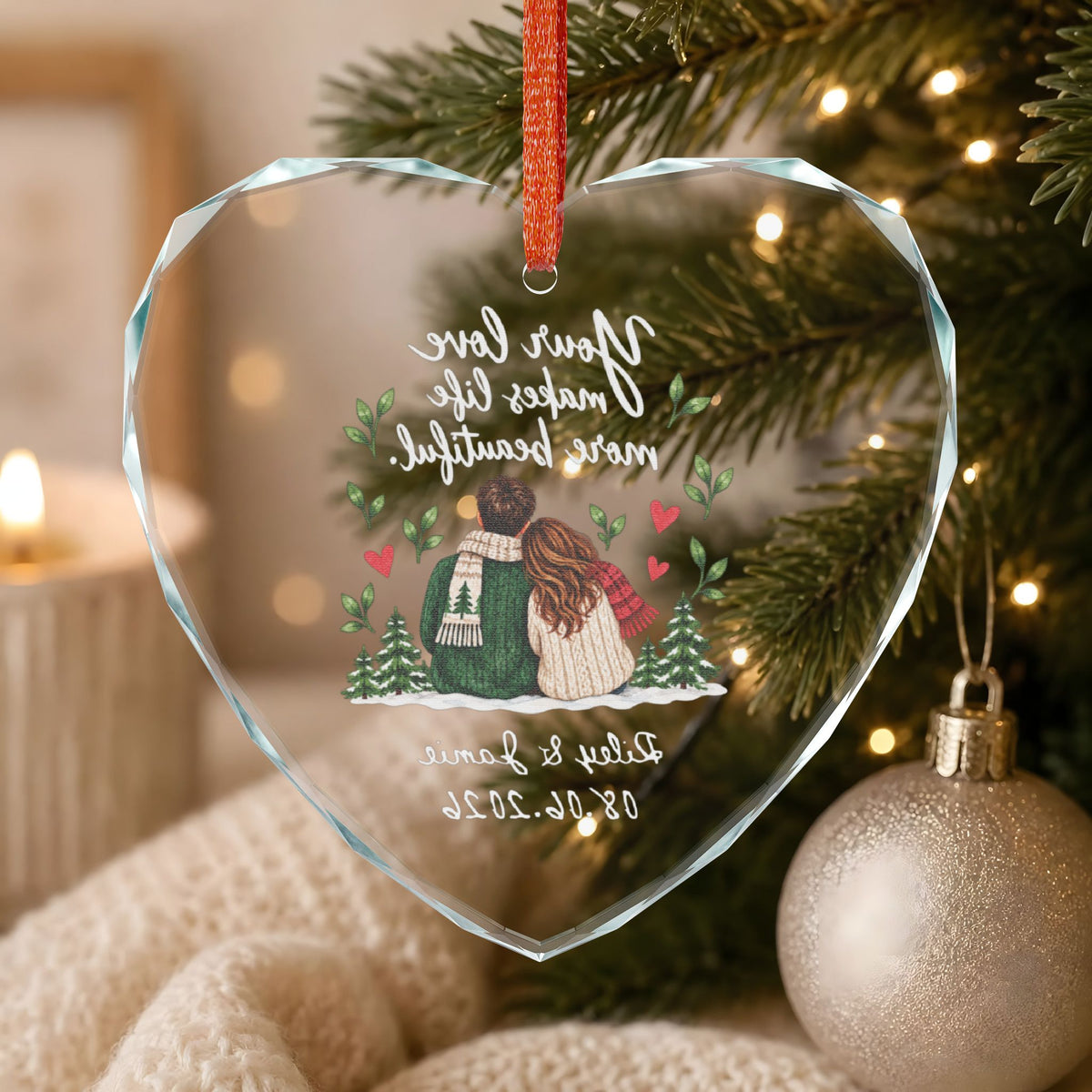 Signature Crystal Christmas Ornament