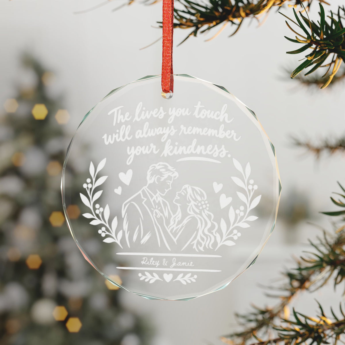 Signature Crystal Christmas Ornament
