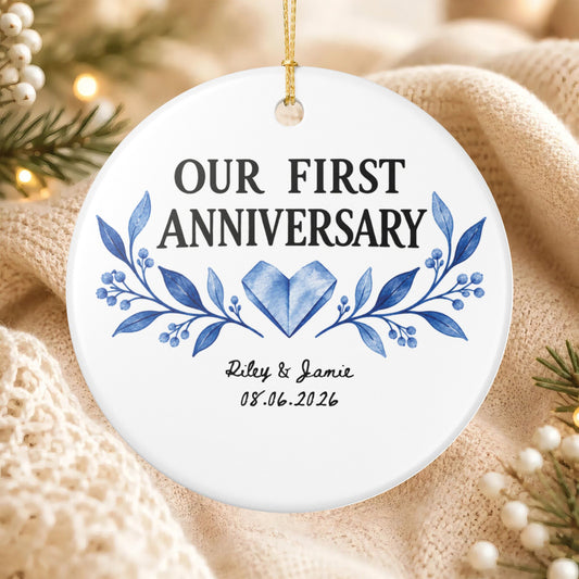 Heritage Single-Sided Ceramic Ornament
